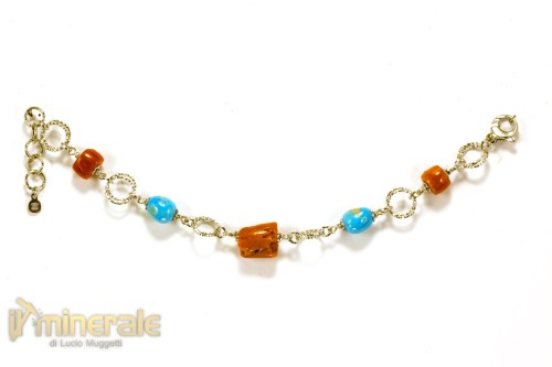 BR045BpNs3390-2_gioielli_argento_pietre_dure_bracciali_corallo_rosso_turchese_naturale