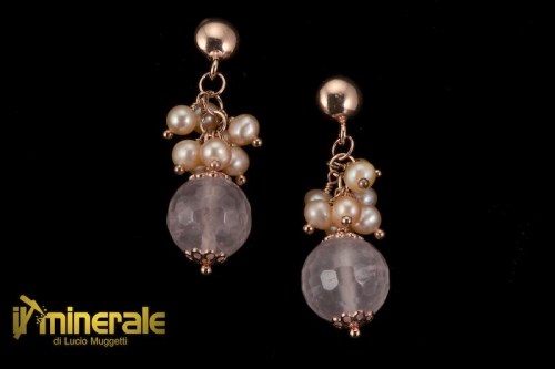 OR070pNs1920-1_gioielli_argento_minerali_pietre_dure_orecchini_endenti_quarzo_rosa_perle_coltivate