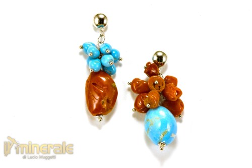 OR070pNs4260-2_gioielli_argento_pietre_dure_orecchini_pendenti_turchese_naturale_corallo_rosso
