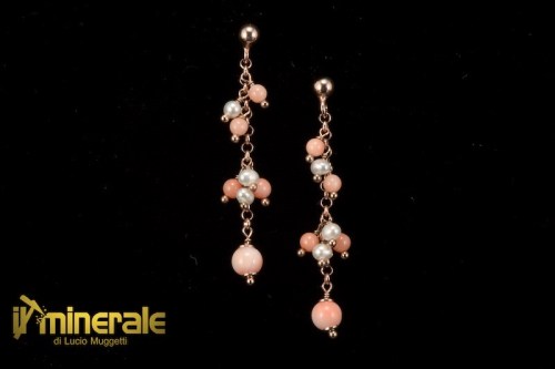 OR086Ns1650-1_gioielli_argento_minerali_pietre_dure_orecchini_pendenti_corallo_rosa_perle_coltivate