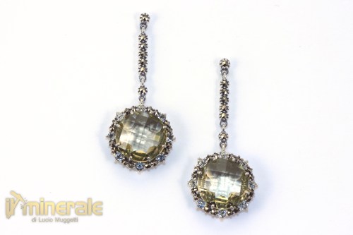OR2-25Imp13500-2_Gioielli_argento_minerali_pietre_dure_semipreziose_orecchini_pendenti_marcassiti_quarzo_citrino_lemon